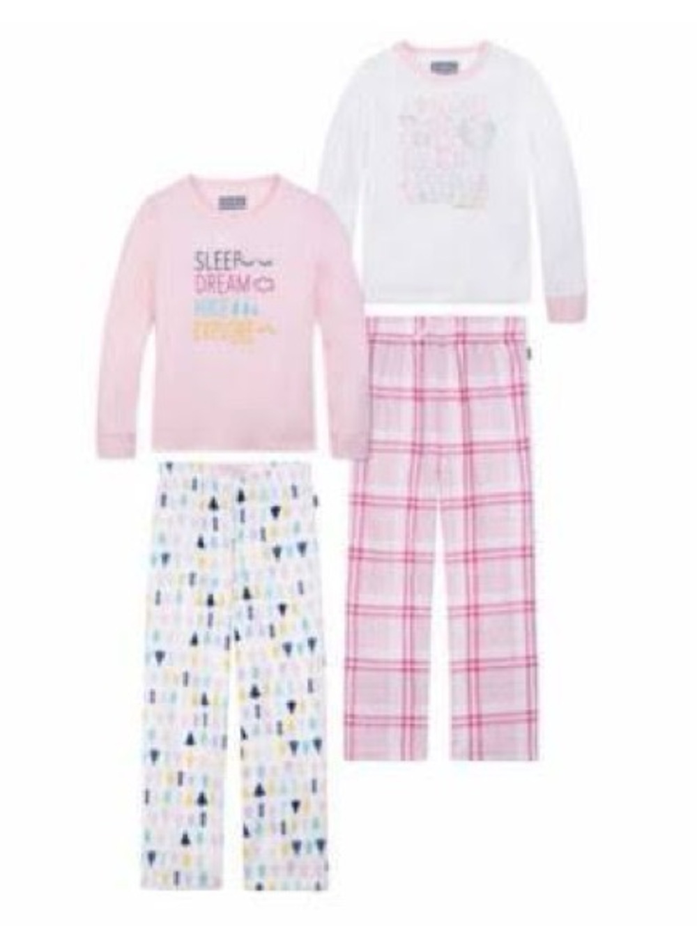 NWT Girls Eddie Bauer Kids 4-Piece Mix & Match Sleep Set in size Kids XS (5/6)